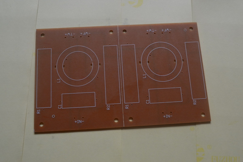 FR1料功放PCB背面