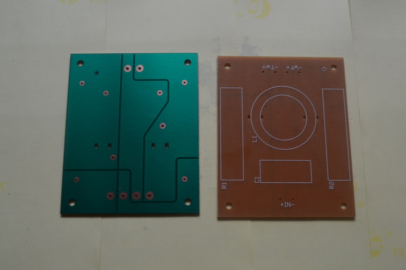 FR1料功放PCB兩面