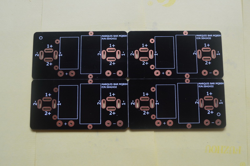 FR4纖維料雙面黑色功放PCB