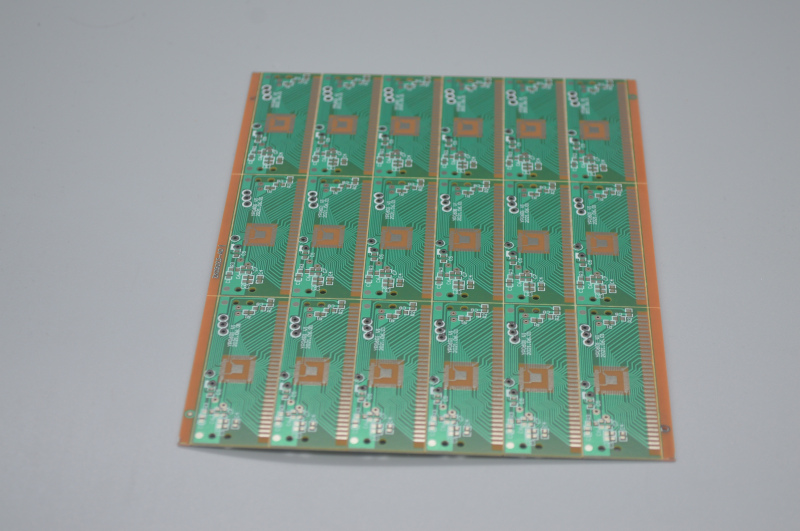 時(shí)鐘PCB電路板鍍鎳碳油灌孔 (5)