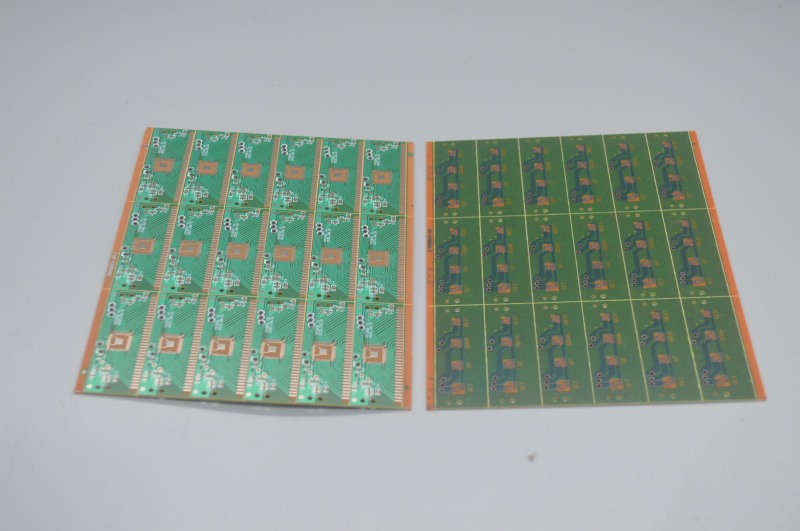 時(shí)鐘PCB電路板鍍鎳碳油灌孔 (8)
